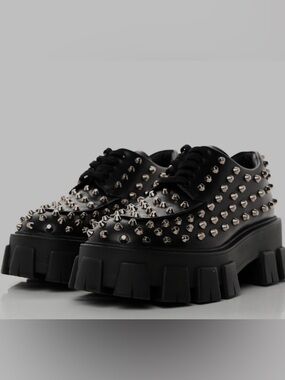 Prada | Shoes | Prada Jacquard Knit Platform Boots | Poshmark
